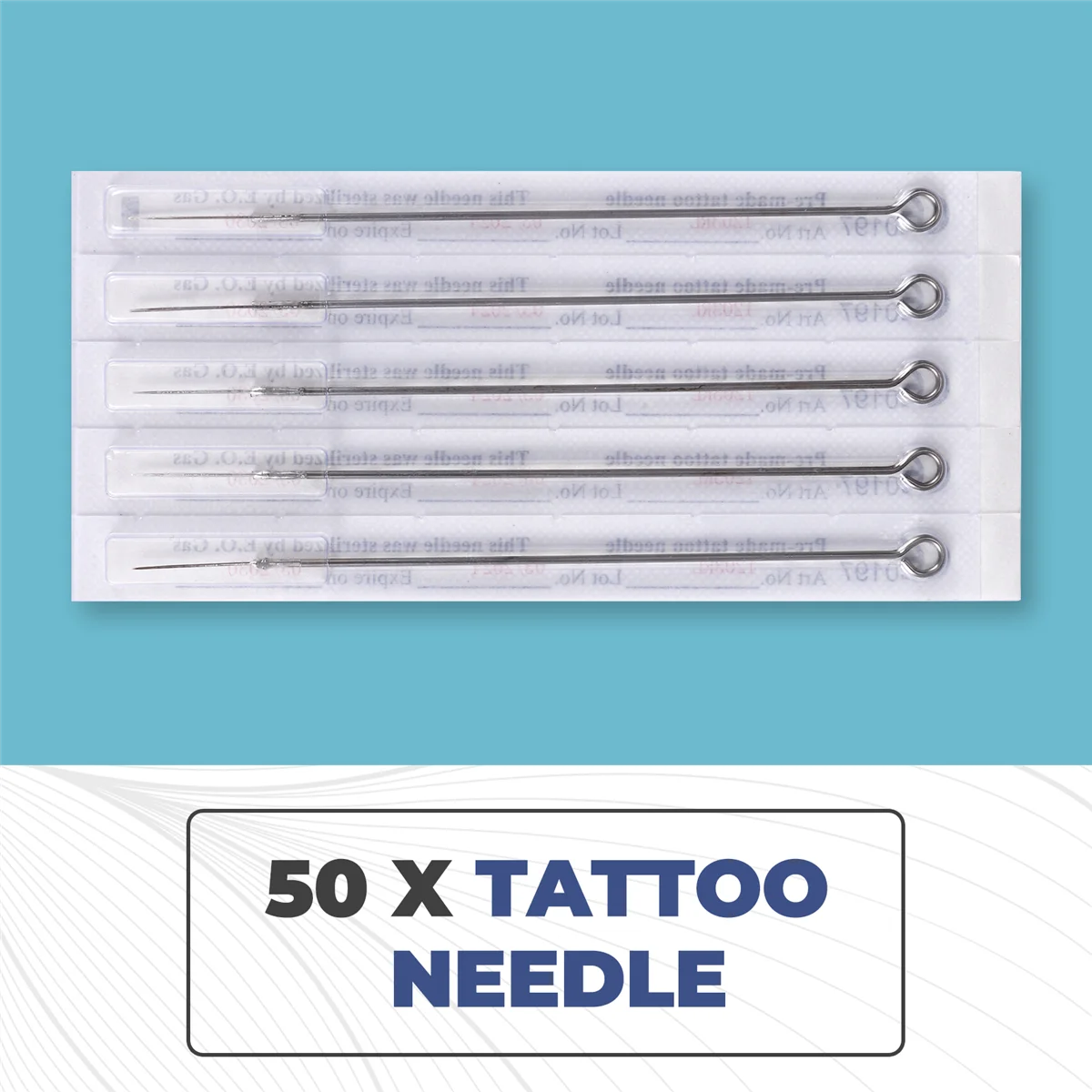 A20M 50x إبرة الوشم 3RL بطانة مستديرة من الفولاذ المقاوم للصدأ