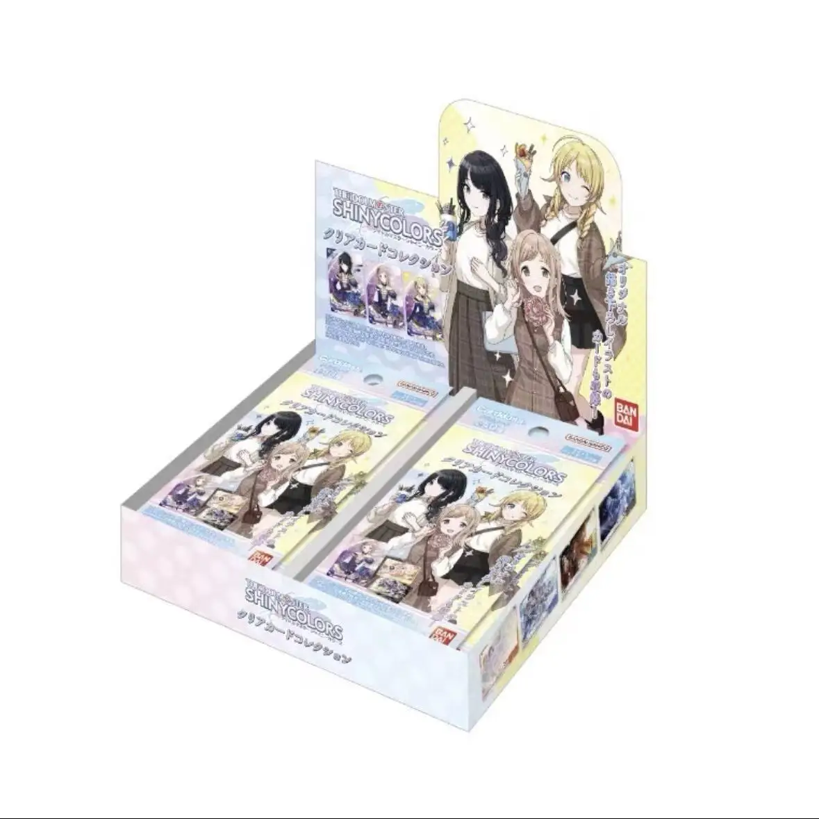 BANDAI Carddass Series Japan Edition The Idolm Shiny Colors Collectible Trading Cards Popular Anime Merchandise Designer Toys