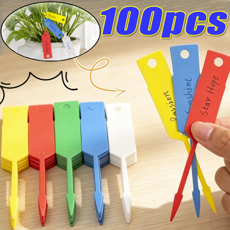 5 Colors Logo Tags Paper Key Tags Waterproof Smooth Writable Self-Locking Arrow Surface for Auto Shop Accessories 100Pcs/pack