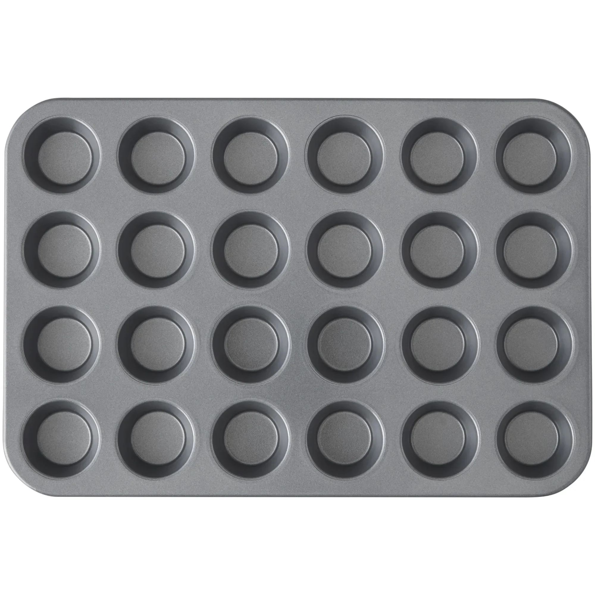 

Bake It Simply Non-Stick 24 Cup Mini Muffin Pan Cupcake Tin 14.65 x 9.9 x 0.8 Inches