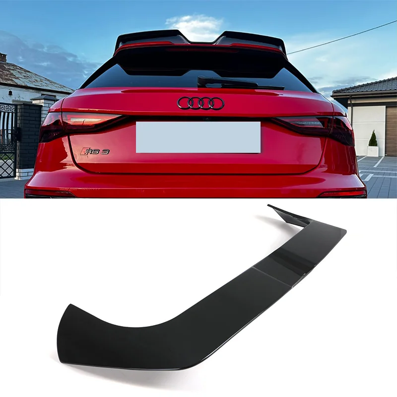 

For Audi A3 S-Line S3 RS3 Sportback 8Y 2020-2024 Oettinger Style Car Rear Spoiler Wing Rear Trunk Boot Roof Splitter Tuning
