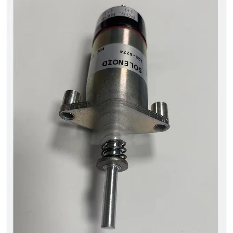 Excavator Parts Engine Fuel Stop Solenoid Switch High Quality 24v Flameout Close Solenoid Valve 125-5774