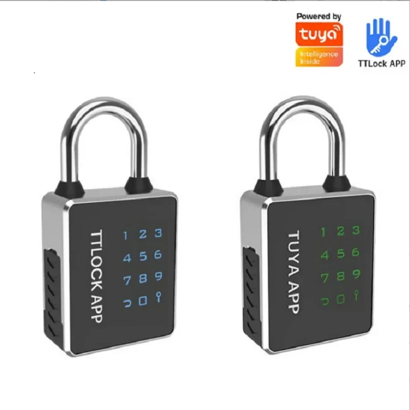 

Smart Door Lock IP65 Waterproof Security Intelligent Password / Fingerprint Padlock Tuya /TTLock APP Anti-theft Locks candado