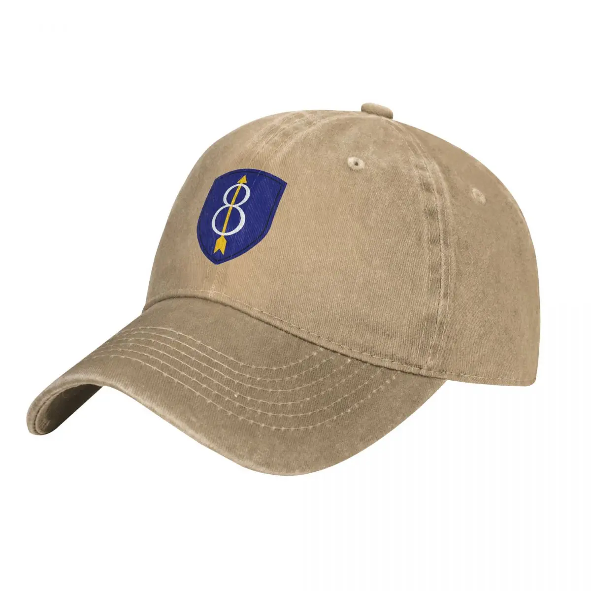 8th Airborne Infantry Division US Army Historical Baseball Caps Peaked Cap Sun Shade Hats for Men Women