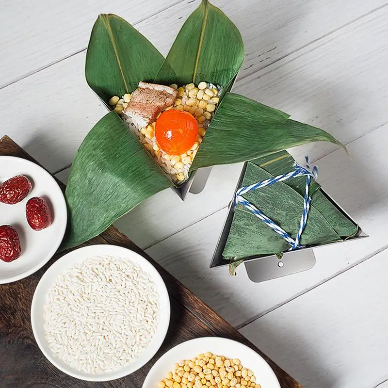 Dragon Boat Festival Zongzi Mold Sticky Rice Dumplings Maker Making Tools Mould For Traditional Chinese Food Kitchen Accessories