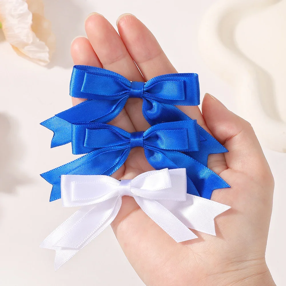 กิ๊บติดผมโบว์สองชั้น 2 ชิ้น สำหรับเด็กผู้หญิง คุณภาพสูง ริบบิ้นกิ๊บหนีบผม เครื่องประดับผมเด็ก ปิ่นปักผม