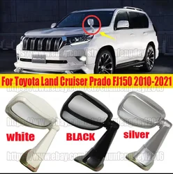 For Toyota Land Cruiser Prado FJ150 Front Engine Hood Rear View Mirror Cover car accessory
