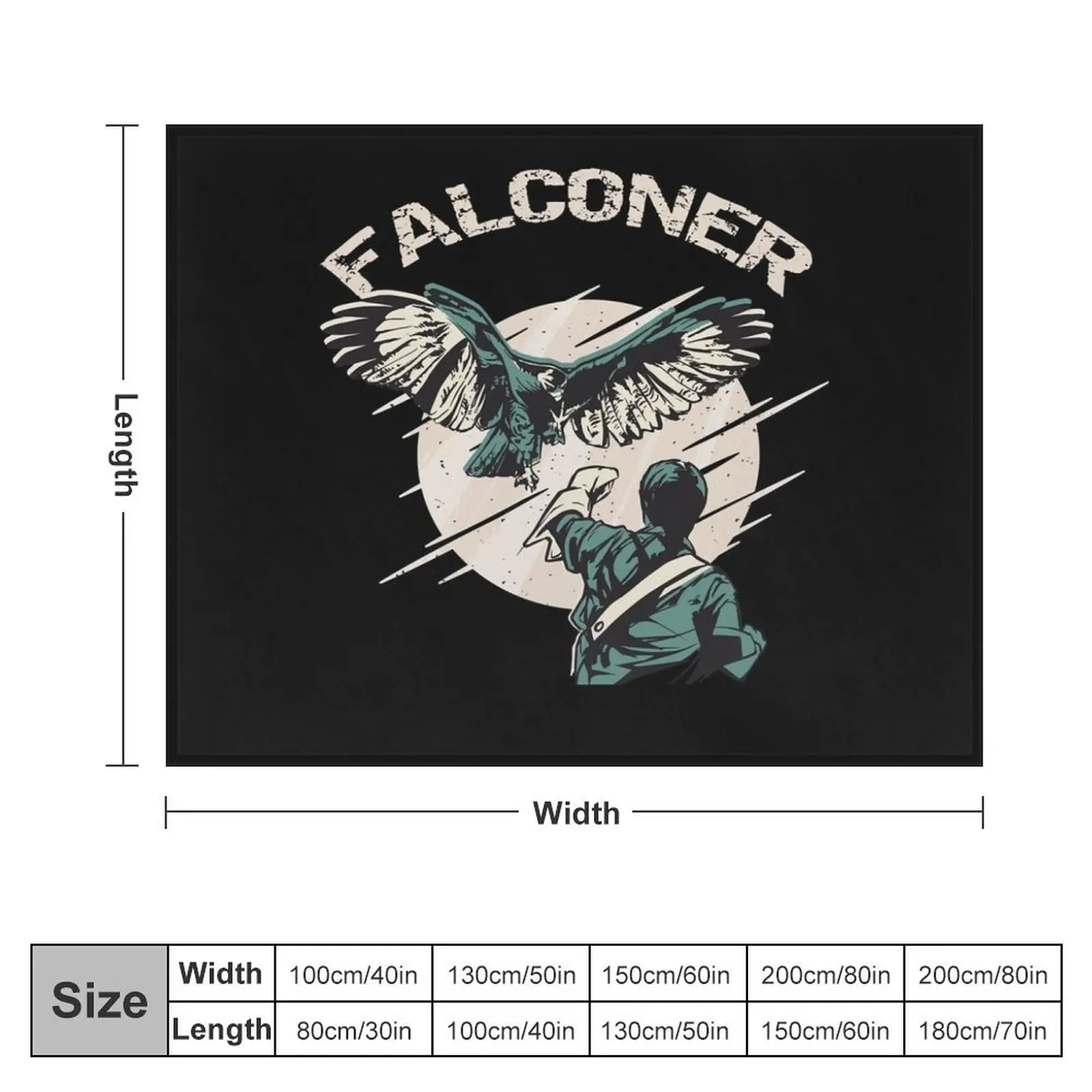 Falconry Bird landing on Falconer armClassic T-Shirt.png Throw Blanket Soft Quilt Vintage Decoratives Blankets