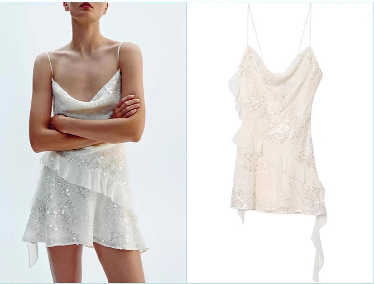 Strapless Mini Dress with 3D Rose Petal Decoration Women Elegant Bodycon Wrap Waist Party Dress Summer Streetwear Tight Bandage