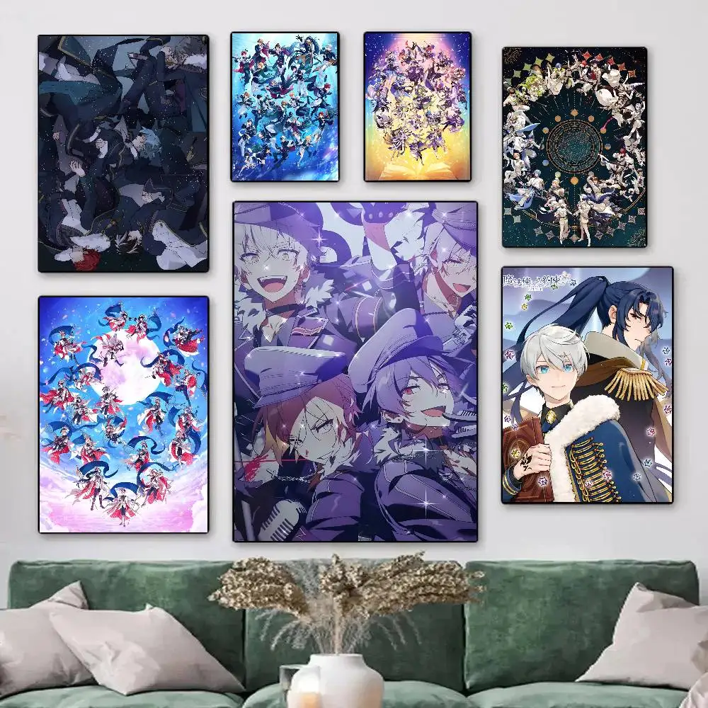 1 Stück Anime Game P-Promise of Wizard Poster HD-Druck Vintage Wandkunst Dekor für Zuhause Arbeitszimmer