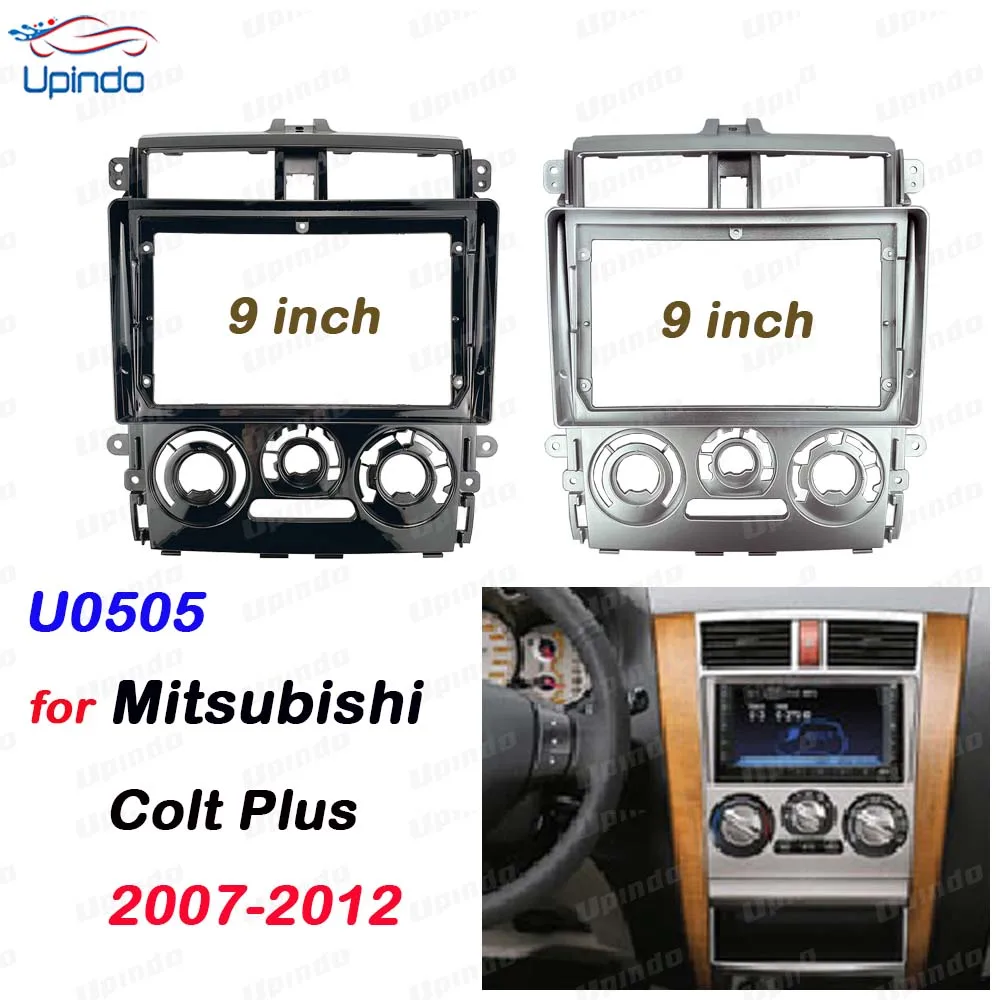 

Автомобильные аксессуары: 9-дюймовая рама панели из АБС-пластика для ПК с Android-радио, GPS Mp5, установка для Mitsubishi Colt Plus 2007-2012 гг.