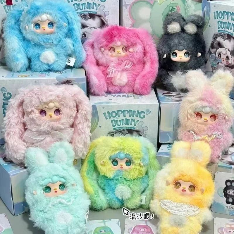 Nieuwe Yooki Bunny Jump Serie Trendy Blind Box Leuke Vinyl Pop Hanger Speelgoed Collectie Tas Decoratie Model Ornament Meisje Gift