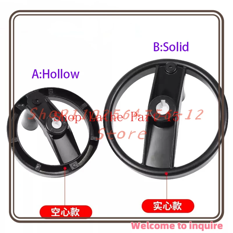 

Hollow or Solid Aluminum Alloy Handwheel of Machine Milling Machine, Foldable 12*100/12*125/16*160/