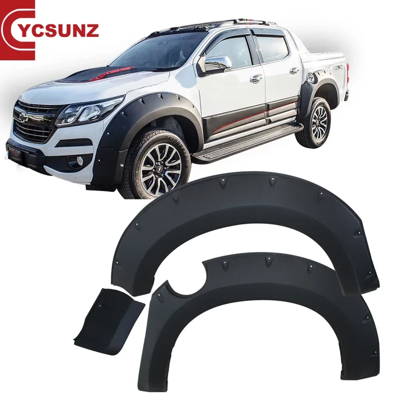 

YCSUNZ Matte Black Fender Flare Modified Design Wheel Arches For colorado chevrolet 2017 2018 2019 Exterior Accessories