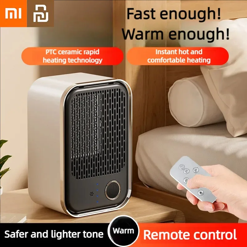 Xiaomi Youpin Portable Electric PTC Fan Heater 1600w Bathroom Livingroom Constant Temperature Remote Control Home Warmer Machine