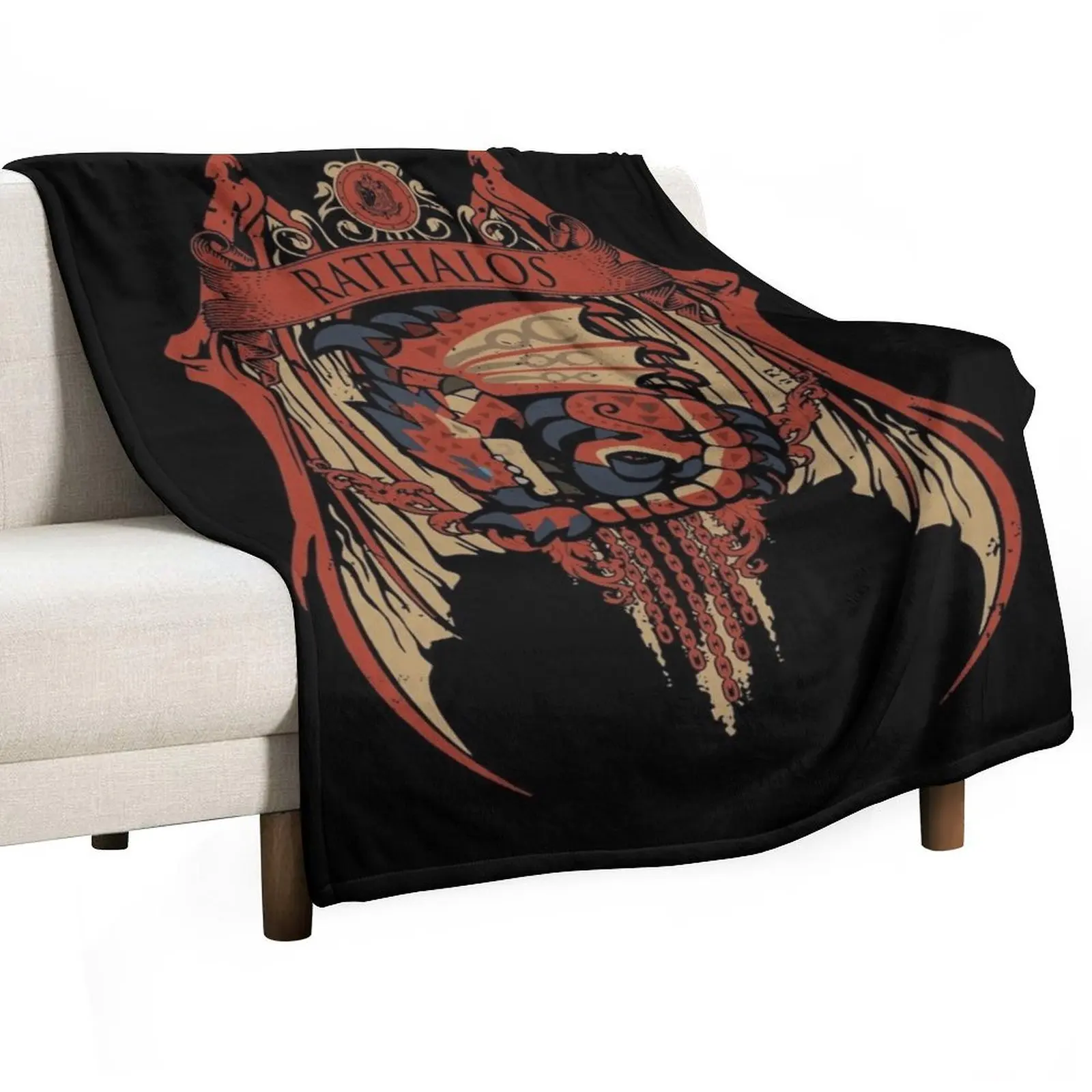 

RATHALOS CREST Throw Blanket christmas decoration Thins Blankets