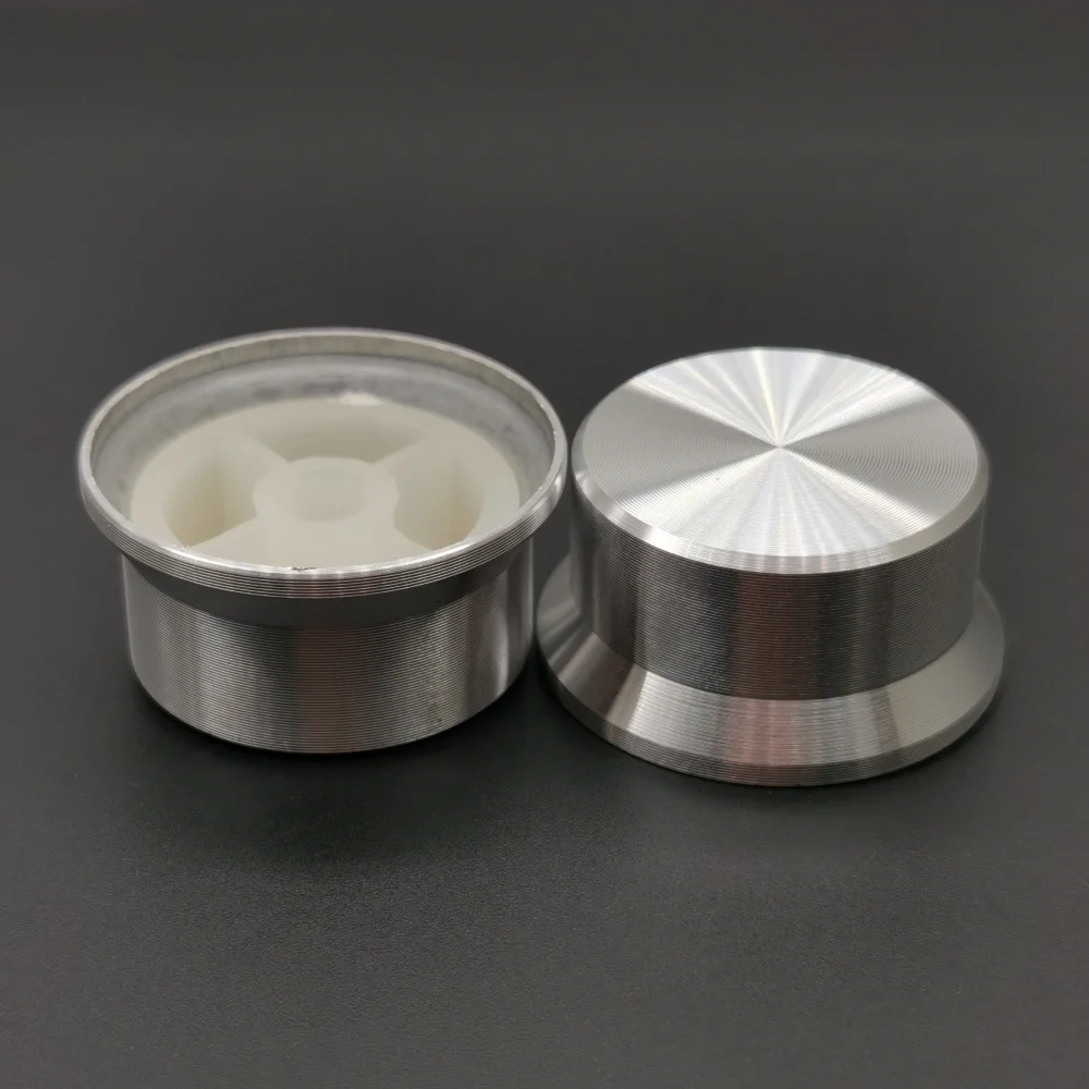 1PCS 30*15mm Aluminum Alloy Potentiometer Knob Cap Encoder Volume Control Audio Knob for 6mm Shaft Hole（D-Axis/Floral Axis） view 6