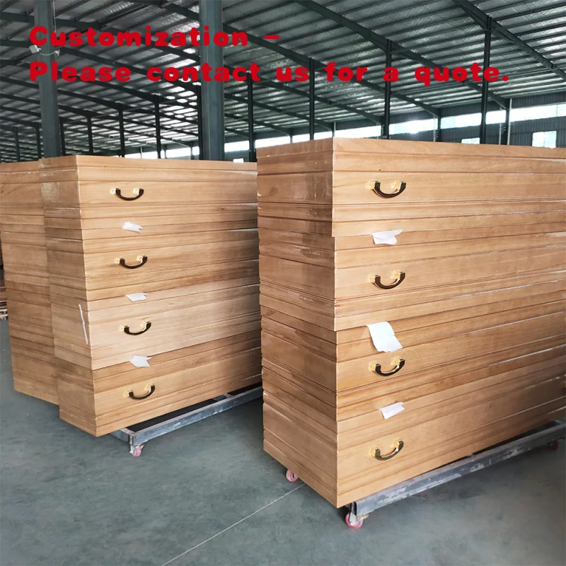 custom.European Style High Quality Paulownia Wooden Coffins Traditional Carving Adults Funeral Supplies