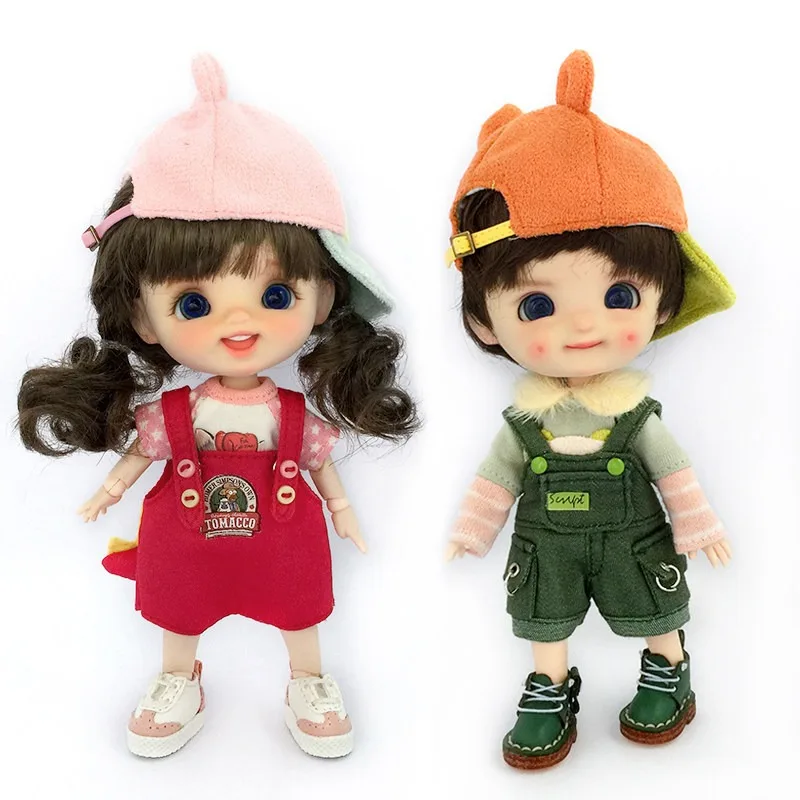 OB11 Baby Figure ob11 Accessories Bunny Cap obitsu 11 Molly Gsc 1/12 BJD Doll Accessories Clothing BJD Baby Clothes 4 Color