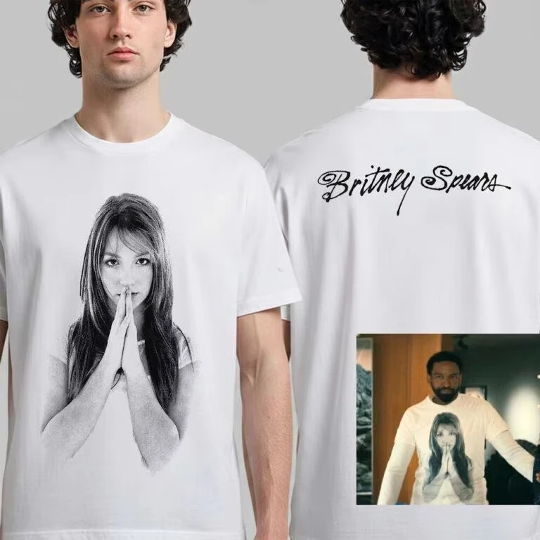 Vintage Everytime Praying Portrait Graphic Tee Cotton Mens Womens T-Shirt Summer Streetwear