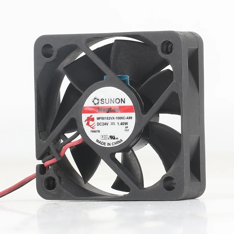 

Sunon 5V 12V 48V DC 24V 1.40W AC EC 5015 50X50X15MM 5CM Fan Quiet High-speed Inverter 2-wire MF50152VX-1000C-A99 Cooling Fan