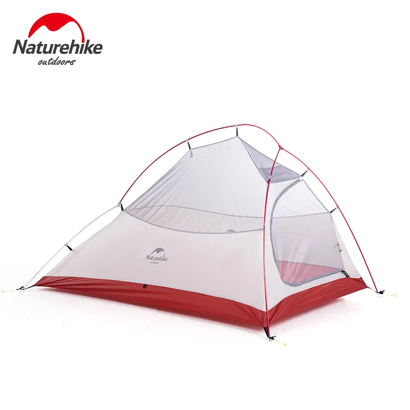 Imagem -04 - Naturehike ao ar Livre Pessoa Barraca de Acampamento 20d Náilon Silicone Cloudup Atualização Ultraleve Tenda com Esteira para Casal Caminhadas Viagem