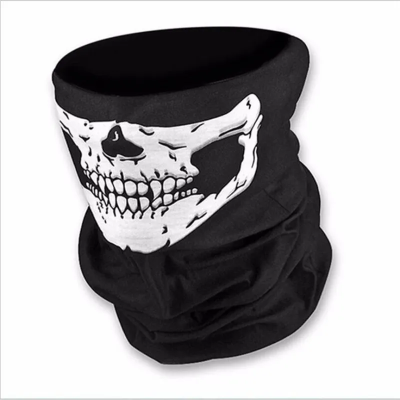 Skull Men Balaclava Ski Mask Cycling Caps Snowboard Face Cover Motorcycle Bicycle Helmet Hood Bandana Scarf Breathable Windproof