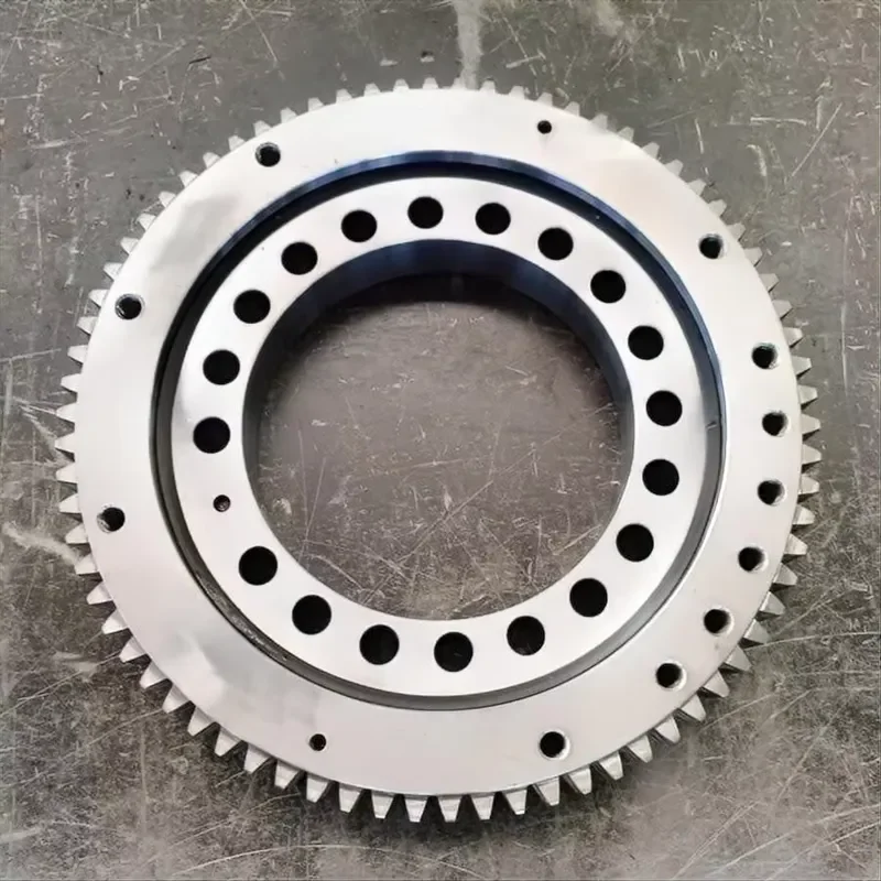 XZWD External Gear Teeth Hardebed Single Row Ball Replacement Slewing Bearing UR330 for Crane