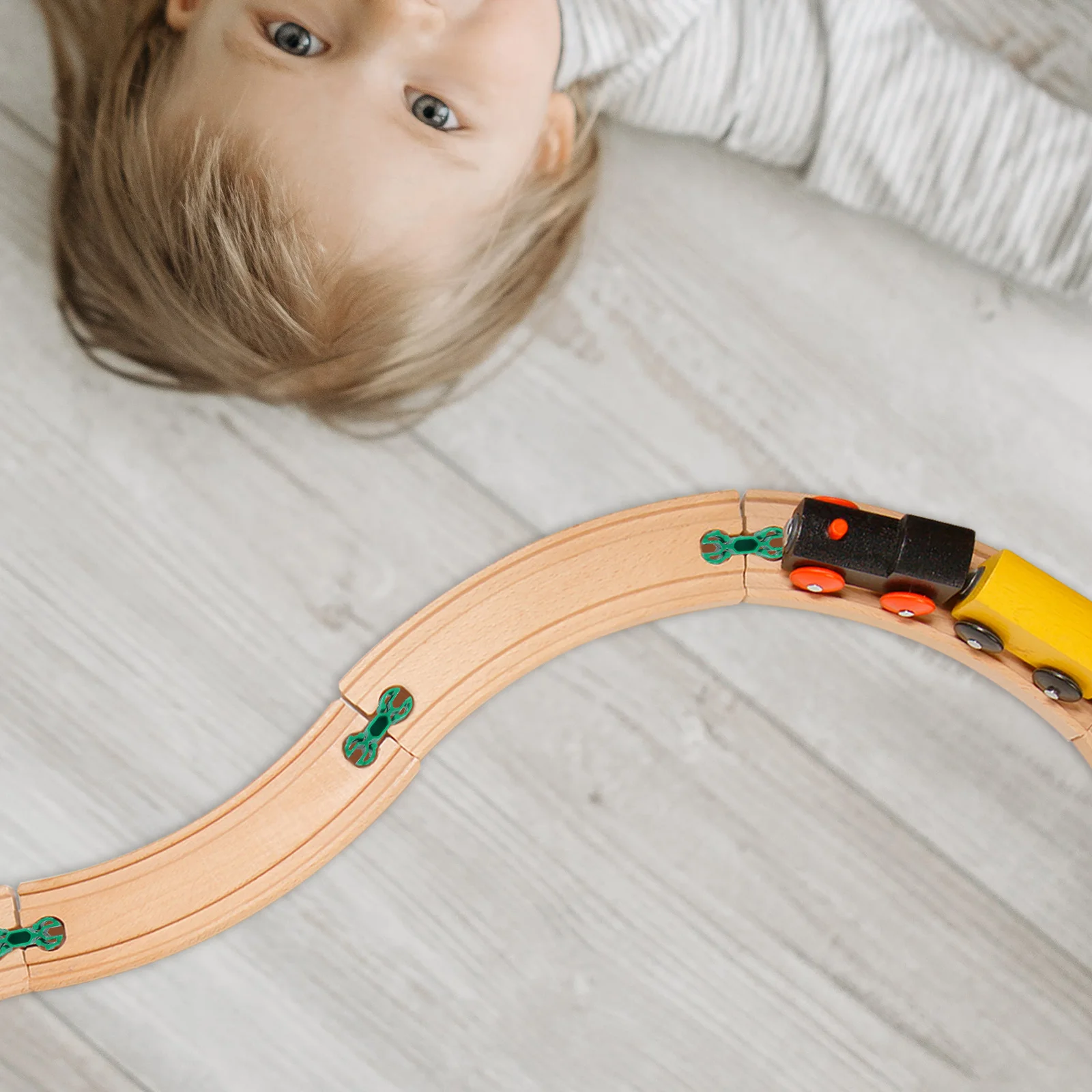 

5Pcs Plastic Train Track Connectors Stable Railway Track Adaptors for DIY Playing Fun Train Set Accessories Buckle Model