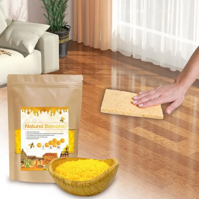 Furniture Wax Furniture Polish Wax Wood Seasoning Beeswax DIY Candle-making Beeswax For Woodwork Sofa Chairs Cabinets Tables