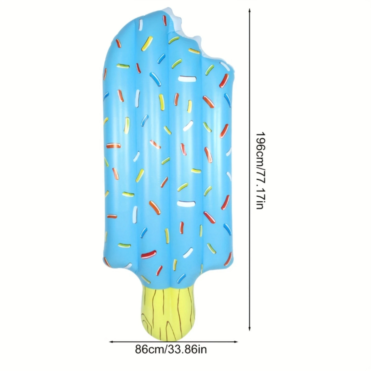 Creative Ice Cream Shaped Floating Row - Swimming Drifting Floating Bed