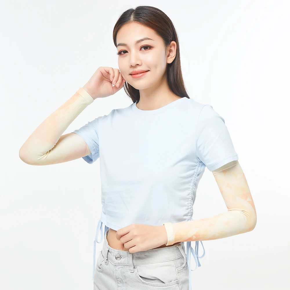 OhSunny Anti-UV Arm Sleeves Sun Protection UPF50+ Sunscreen Gradient  Arms Cover Breathable For Summer Outdoor Driving Cycling