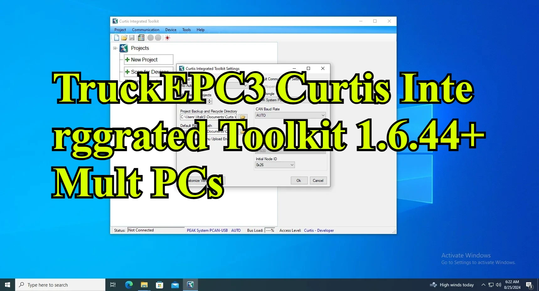 

TruckEPC3 Curtis Intergated Toolkit 1.6.44+Mult ПК