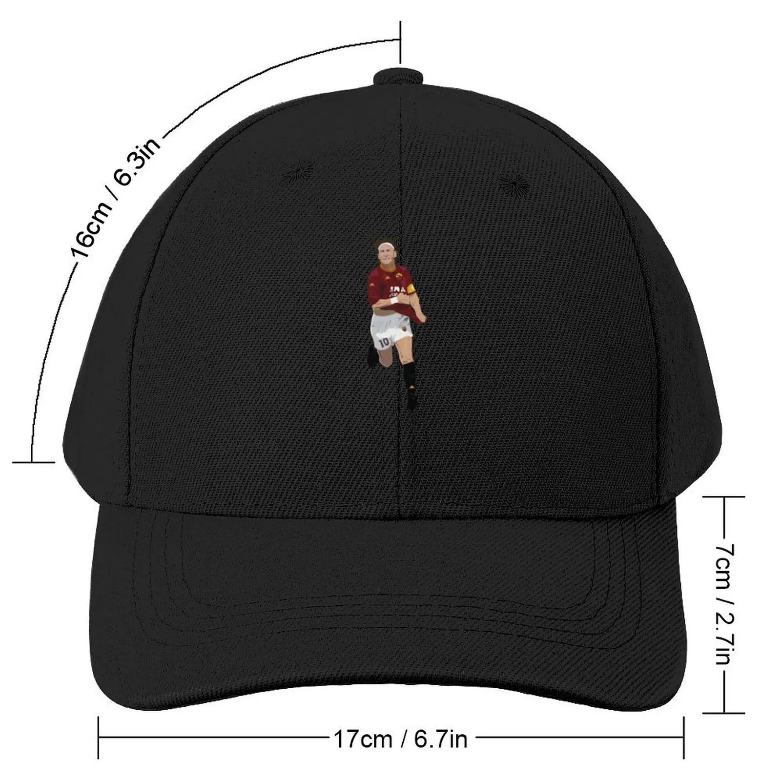 Totti Baseball Cap tea Hat Wild Ball Hat Sunscreen beach hat Men Golf Wear Women's image 2