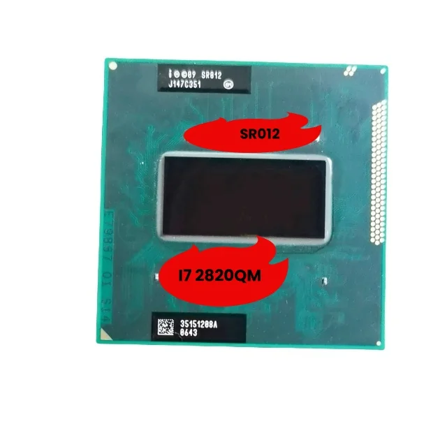 Core i7-2820QM i7 2820QM SR012 2.3 GHz CPU Processor 8M 45W Socket G2 / rPGA988B