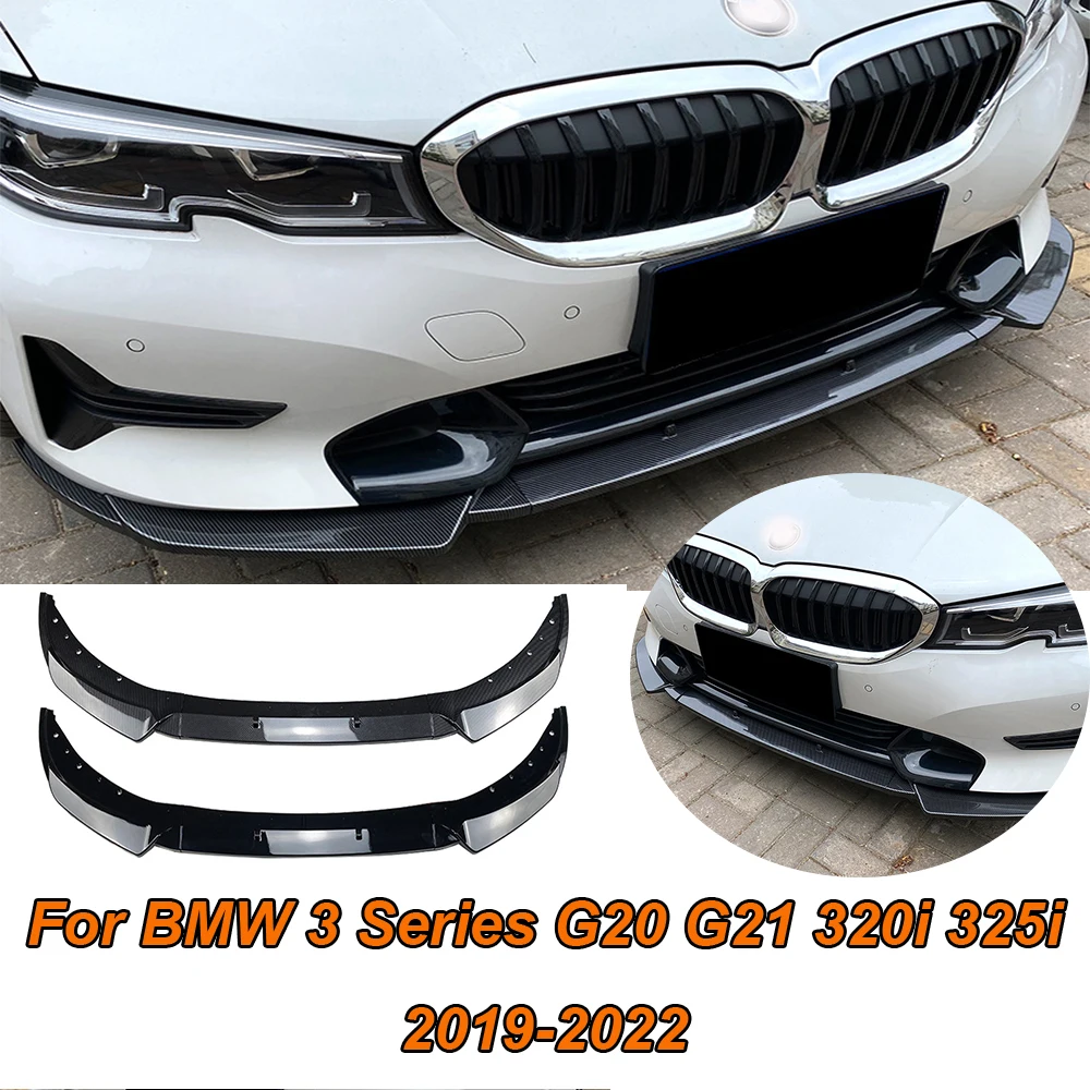 

Car Front Bumper Lip Splitter Diffuser Body Kit For BMW 3 Series G20 G21 320i 325i 2019-2022 Cars Exterior Modification Parts