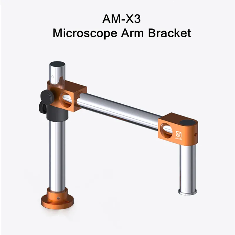 AMAOE X3 Microscope Swing Arm Bracket Mobile Phone Repair 360° Universal Rotation Lifting Adjustable Column Bracket