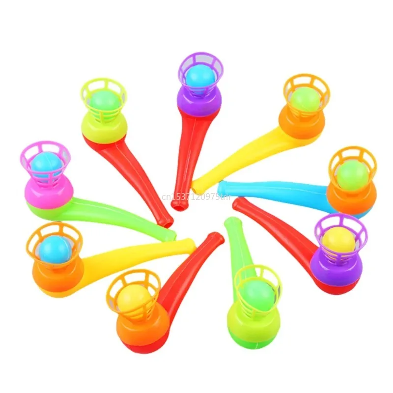 1Pcs Fun Magic Blowing Pipe Floating Ball Game Kids Birthday Party Favors Keepsakes Carnival Christmas Party Prizes  Toy