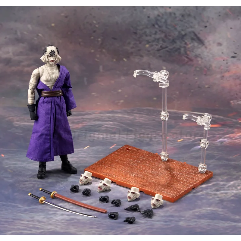 【Op voorraad】Originele Echt Dasin/Great Toys/GT Rurouni Shishi Yuma Anime 1/12 Action Figure Model Speelgoed Ornamenten