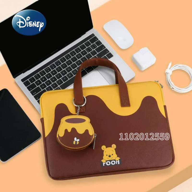 Disney-funda para portátil de marca de lujo para mujer, maletín de moda con dibujos animados, bolso informal de gran capacidad, Original, nuevo