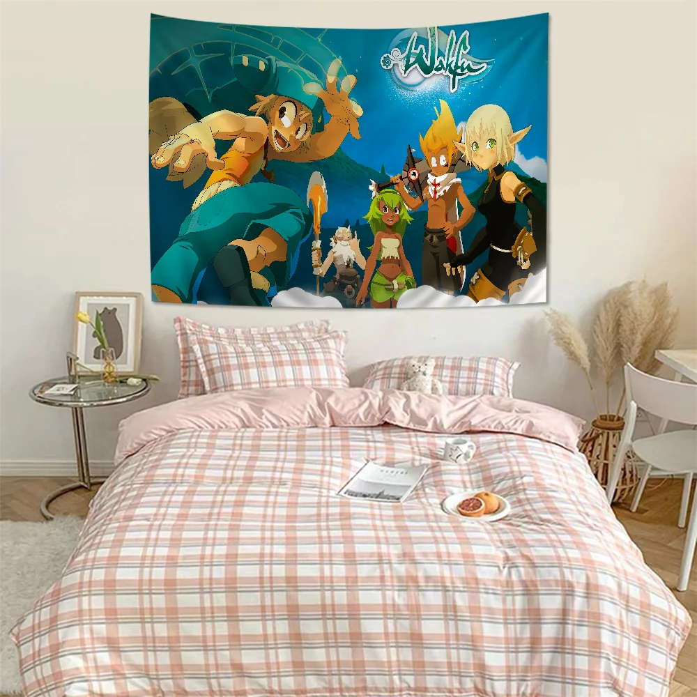 حصيرة أرضية نسيج WAKFU ، غرفة غسيل مانعة للإنزلاق ، سجادة شرفة ، غرفة معيشة الأطفال ، ديكور منزلي