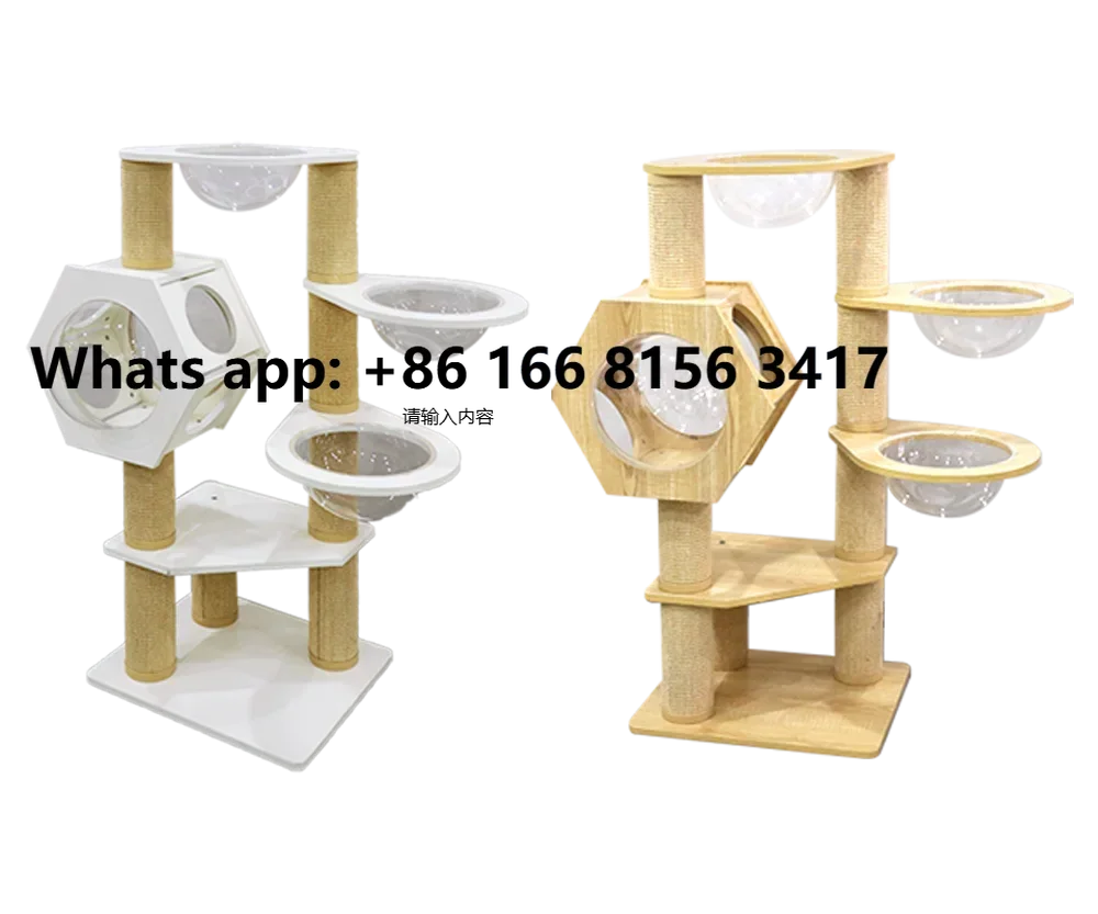 Multifunctional Four Seasons General Solid Wood House Cat Scratching Frame Climbing Frame Tree House