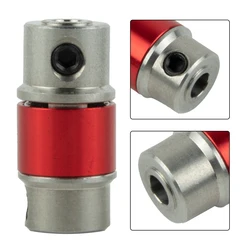 Aço inoxidável Elastic Coupling Joint, Controle remoto Brinquedos Peças, Ajuste para RC Boat Mono Yacht Barco Marinho, 3.175, 4mm, 5mm a 4mm Acoplador