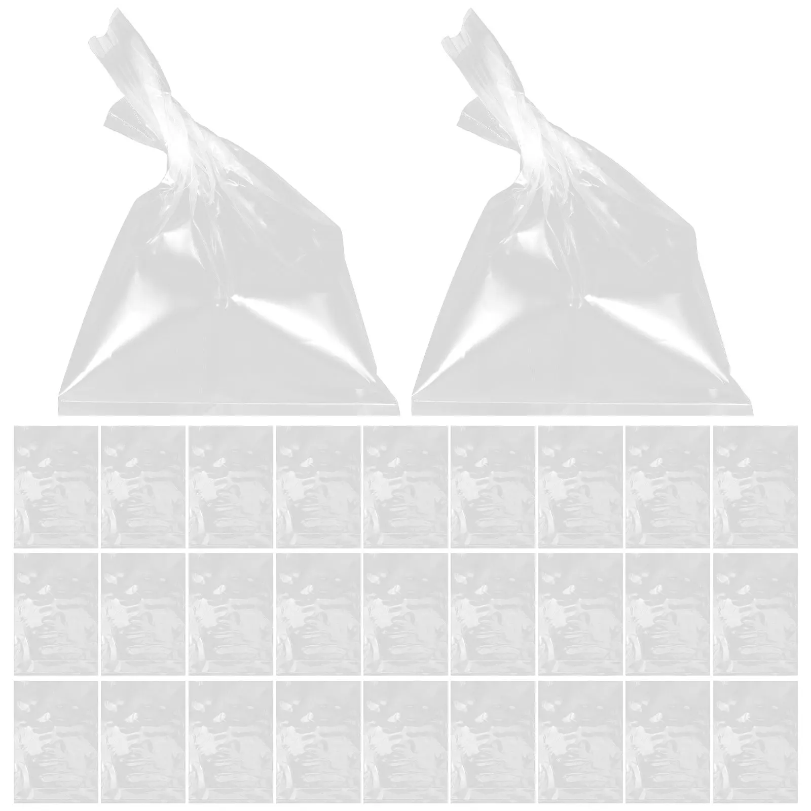 100Pcs Paint Sprayer Cup Liners Disposable Plastic Liner Bags for Hvlp Airless Spray Gun Accessories Flat Mouth Design Large