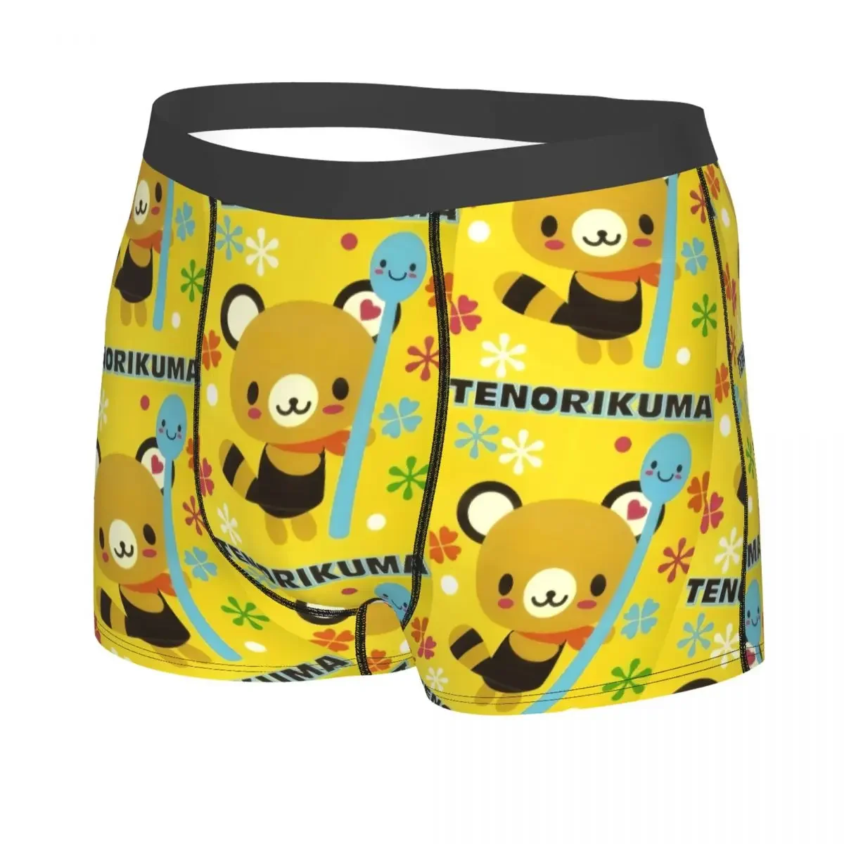 Custom Male Novelty Cartoon Tenorikuma Sanrio Anime Bear Underwear Boxer Briefs Soft Shorts Panties Underpants