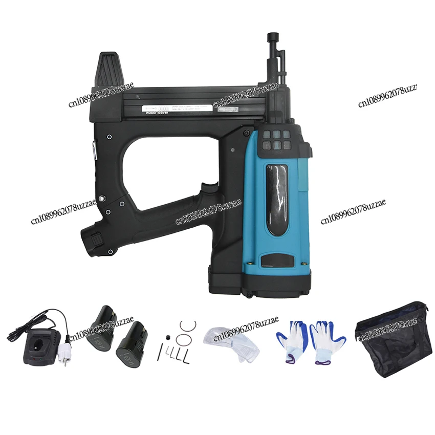 GSR40 Pneumatic Nail Gun Lithium Battery Gas Nail Gun Steel Air Stapler Pneumatic Tools for Frame and Trunking 110-220V