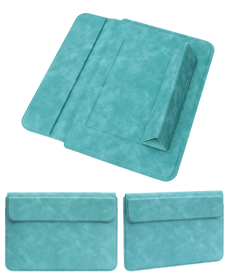 PU Leather Laptop Sleeve Bag For Macbook Air Pro 13 15 16 Case Notebook Cover For 13.3 14 15 15.6 inch Redmi Huawei Dell HP ASUS