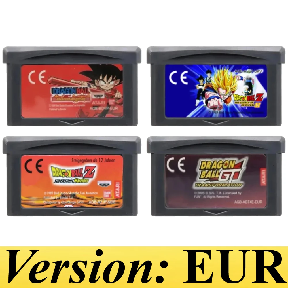 9 verschiedene Dragon Ball GBA-Spielmodule, 32-Bit-Videospielkonsolen-Kartenserie, Advanced Adventure, Supersonic Warriors, Buu's Fury – Detail 6