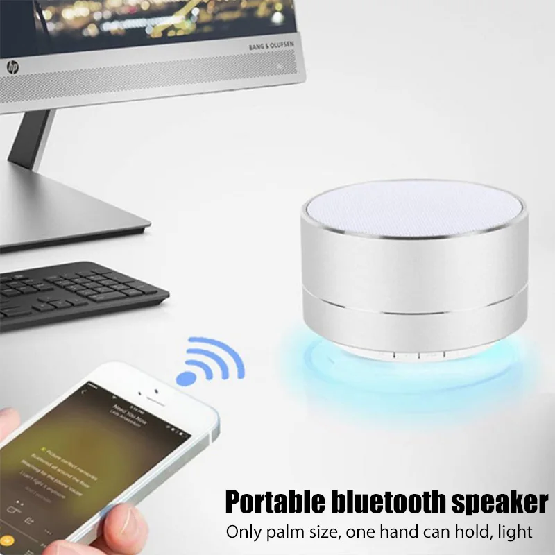 Wireless Bluetooth Mini Portable Speaker Loudspeaker For Broadcasting TF Card USB Outdoor Lawn Sound System