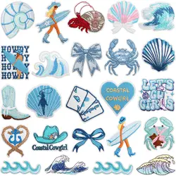Emblem Clothing Accessories Badge Sticker Embroidered Embroidery Sticker Iron-on Patches